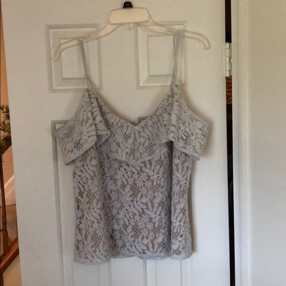 Off the shoulder lace top